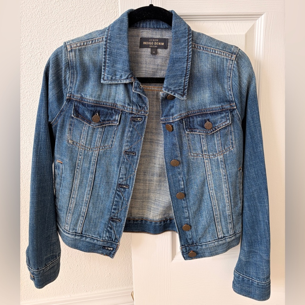 J. Crew Indigo Denim Jean Jacket XS